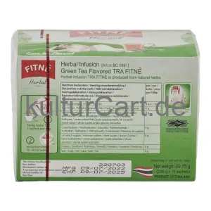 Fitne herbal infusion green tea flavored 2.65 x 15 sachets - image 3 | OMOWEST AFRO INTERCONTINENTAL SHOP | KulturCart