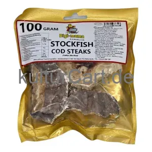 Bigi-mama Stockfish Cod Steaks (Gadus Morhua) (100g) - image 3 | Momjays Afro Markt | KulturCart