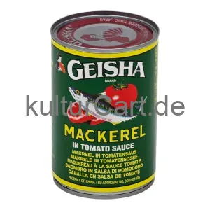 Geisha mackerel in tomato sauce 425 gr - image 1 | OMOWEST AFRO INTERCONTINENTAL SHOP | KulturCart