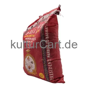 Lal qilla president golden sela parboiled basmati rice (5kg) - image 8 | OMOWEST AFRO INTERCONTINENTAL SHOP | KulturCart