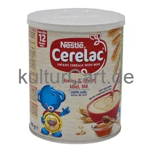 Nestle cerelac infant cereals with milk honey & wheat miel, ble (400g) - image 1 | OMOWEST AFRO INTERCONTINENTAL SHOP | KulturCart