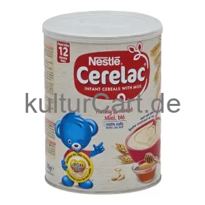 Nestle cerelac infant cereals with milk honey & wheat miel, ble (1kg) - image 3 | OMOWEST AFRO INTERCONTINENTAL SHOP | KulturCart