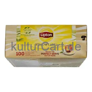 Lipton yelow label tea bags (100 x 2g) (200g) - image 1 | OMOWEST AFRO INTERCONTINENTAL SHOP | KulturCart