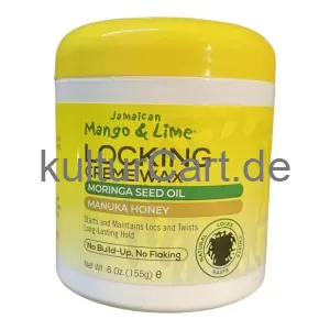 Jamaican Mango & Lime Locking crème wax, Moringa seed oil (155g) - image 5 | OMOWEST AFRO INTERCONTINENTAL SHOP | KulturCart