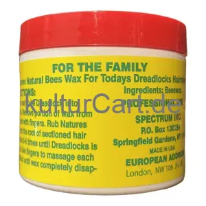 Lets dred with Natural Bees wax (4.oz) - image 3 | OMOWEST AFRO INTERCONTINENTAL SHOP | KulturCart