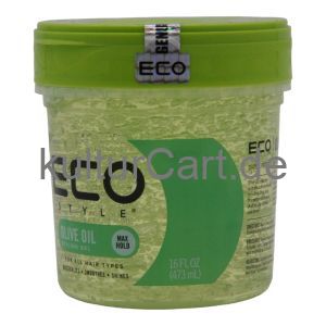 ECO Style Olive Oil Styling Gel Max Hold (473ml) - image 2 | Afro Family Shop