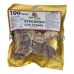 Bigi-mama Stockfish Cod Steaks (Gadus Morhua) (100g) - image 2 | Momjays Afro Markt | KulturCart