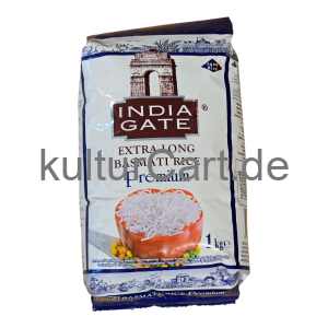 India Gate Extra Long Basmati Rice Premium (1kg) - image 1 | Malaika afro international Markt | KulturCart