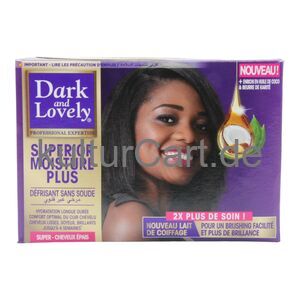 Dark and Lovely Superior Moisture Plus No Lye Relaxer Kit Super | Coarse Hair - image 3 | Afro Family Shop