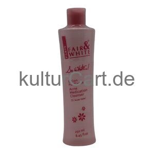Fair & White Acne Medication Cleanser Lotion (250ml) - image 1 | Afro Family Shop