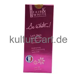 Fair & White Lait Skin Perfector Brightening and Moisturizing Body Milk (500ml) - image 7 | Afro Family Shop