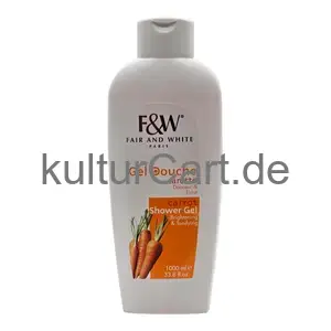F&W Gel Douche Carrot Shower Gel (1000ml) - image 1 | Afro Family Shop