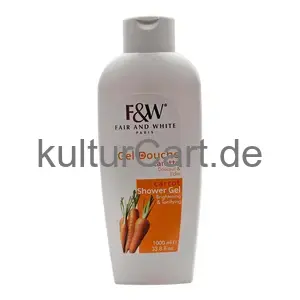 F&W Gel Douche Carrot Shower Gel (1000ml) - image 2 | Afro Family Shop