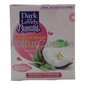 Dark and Lovely Beautiful Beginnings Scalp Care Relaxer Coconut Oil & Aloe Vera, Normal to Coarse Hair - image 2 | Afro Family Shop