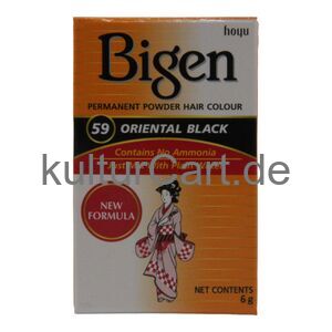 Bigen Permanent Powder Hair Colour Oriental Black (6g) - image 1 | Afro Family Shop
