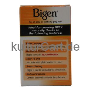 Bigen Permanent Powder Hair Colour Oriental Black (6g) - image 3 | Afro Family Shop