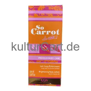 So carrot so white premium body care brightening body lotion with carrot oil - image 1 | OMOWEST AFRO INTERCONTINENTAL SHOP