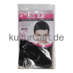 Wig Cap XXXXL, Black (2 pcs) - image 1 | Afro Family Shop