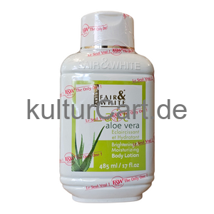 Paris Fair & White Lait aloe Vera brightening moisturizing body lotion (485ml) - image 1 | Malaika afro international Markt