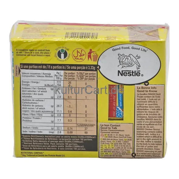 Maggi chicken flavour 60 x (10g) - image 7 | OMOWEST AFRO INTERCONTINENTAL SHOP | KulturCart