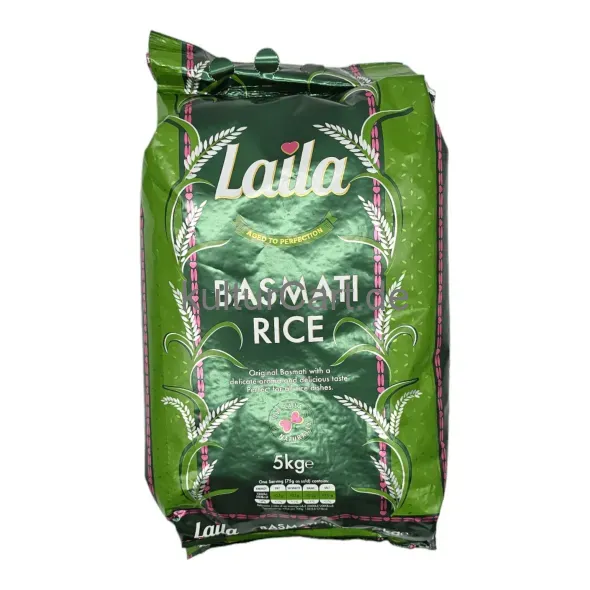 Laila basmati rice (5kg) - image 2 | OMOWEST AFRO INTERCONTINENTAL SHOP | KulturCart