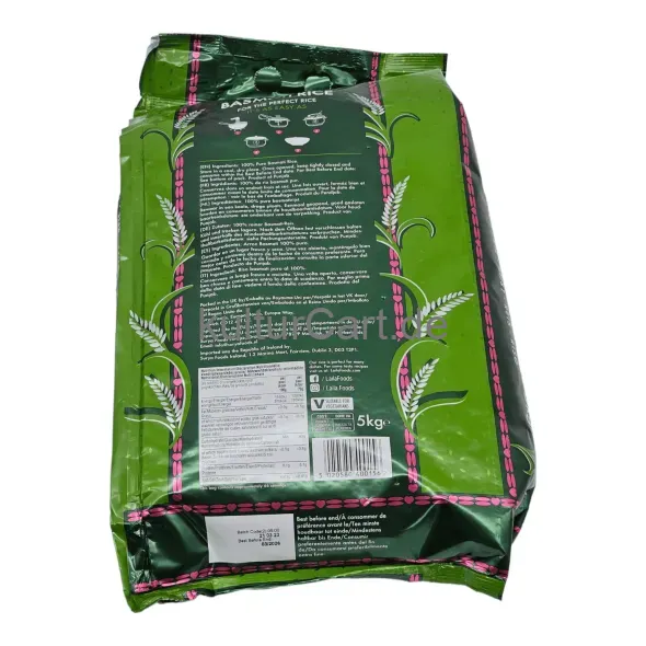 Laila basmati rice (5kg) - image 10 | OMOWEST AFRO INTERCONTINENTAL SHOP | KulturCart