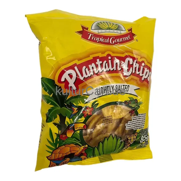 Tropical gourmet plantain chips lightly salted (85g) - image 4 | OMOWEST AFRO INTERCONTINENTAL SHOP | KulturCart