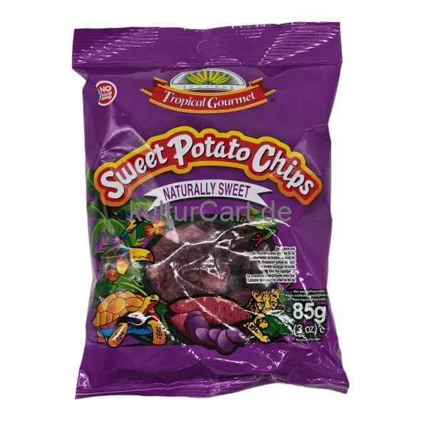 Tropical gourmet sweet potato chips naturally sweet (85g) - image 3 | OMOWEST AFRO INTERCONTINENTAL SHOP | KulturCart