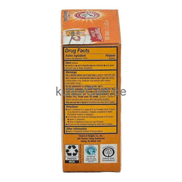 Arm & hammer pure baking soda (454g) - image 3 | OMOWEST AFRO INTERCONTINENTAL SHOP | KulturCart