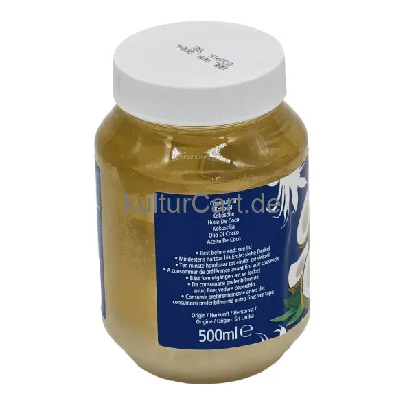 Ktc 100% pure coconut oil premium quality (500ml) - image 4 | OMOWEST AFRO INTERCONTINENTAL SHOP | KulturCart