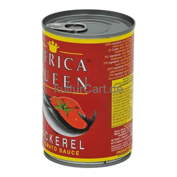 African queen mackerel in tomato sauce (425g) - image 2 | OMOWEST AFRO INTERCONTINENTAL SHOP | KulturCart