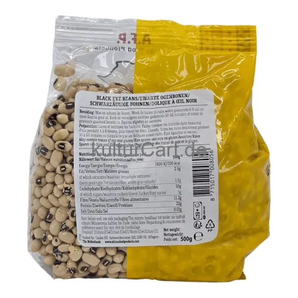 African food products balck eye beans (500g) - image 3 | OMOWEST AFRO INTERCONTINENTAL SHOP | KulturCart