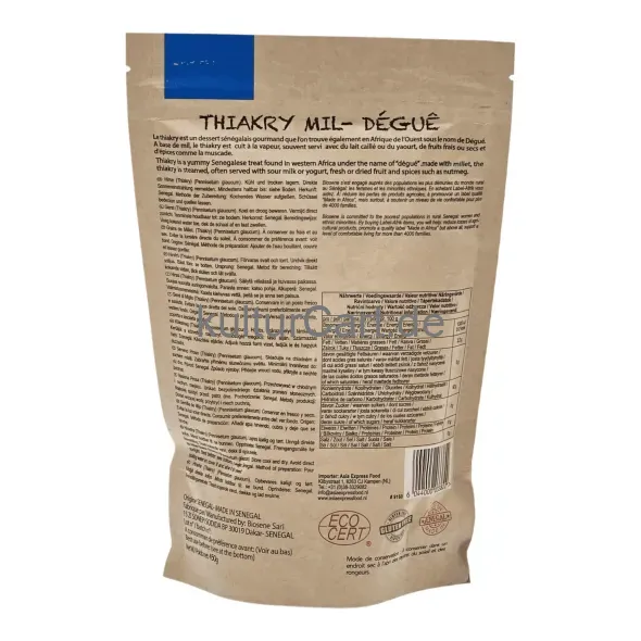 Label afrik 100% nature thiakry millet seeds - image 3 | OMOWEST AFRO INTERCONTINENTAL SHOP | KulturCart