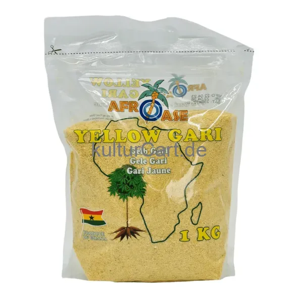Afroase yellow gari (1kg) - image 1 | OMOWEST AFRO INTERCONTINENTAL SHOP | KulturCart