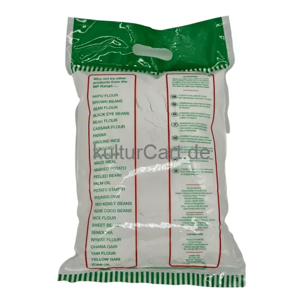 Mp people's choice cassava flour (4kg) - image 9 | OMOWEST AFRO INTERCONTINENTAL SHOP | KulturCart
