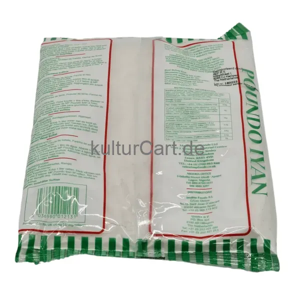 Poundo iyan (0.91kg) - image 3 | OMOWEST AFRO INTERCONTINENTAL SHOP | KulturCart