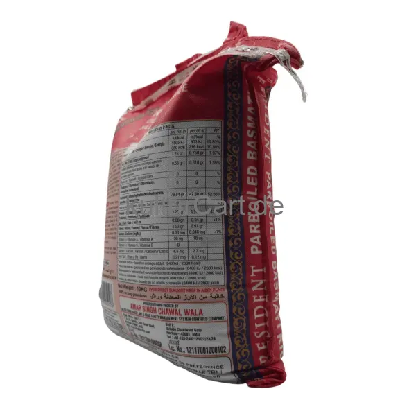 Lal qilla president golden sela parboiled basmati rice (10kg) - image 8 | OMOWEST AFRO INTERCONTINENTAL SHOP | KulturCart