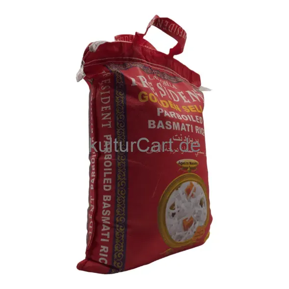 Lal qilla president golden sela parboiled basmati rice (10kg) - image 9 | OMOWEST AFRO INTERCONTINENTAL SHOP | KulturCart