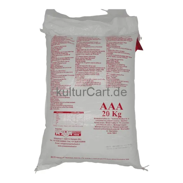 Jasmine white scented rice (20kg) - image 5 | OMOWEST AFRO INTERCONTINENTAL SHOP | KulturCart