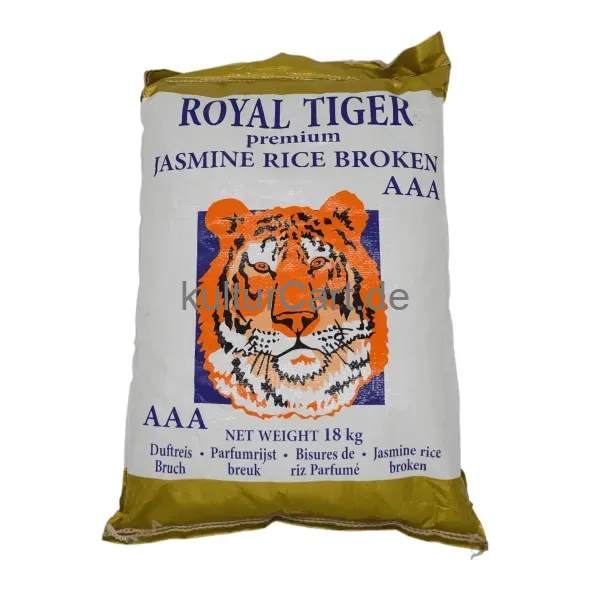 Royal tiger premium jasmine rice broken (18kg) - image 1 | OMOWEST AFRO INTERCONTINENTAL SHOP | KulturCart