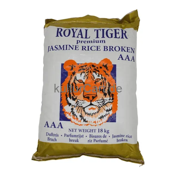 Royal tiger premium jasmine rice broken (18kg) - image 3 | OMOWEST AFRO INTERCONTINENTAL SHOP | KulturCart