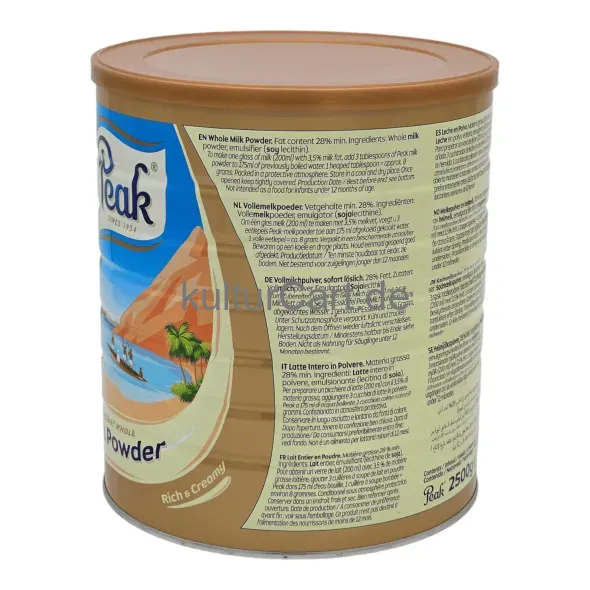 Peak instant whole milk powder (2500g) - image 4 | OMOWEST AFRO INTERCONTINENTAL SHOP | KulturCart