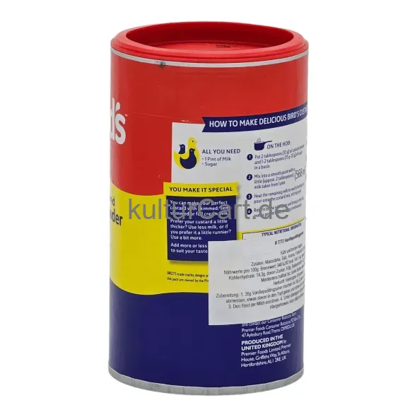 Bird's the original vinalla flavoured custard powder (600g) - image 2 | OMOWEST AFRO INTERCONTINENTAL SHOP