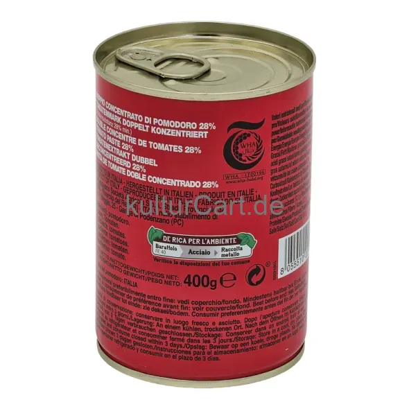 De rica doppio concentrato di pomodoro (400g) - image 3 | OMOWEST AFRO INTERCONTINENTAL SHOP | KulturCart