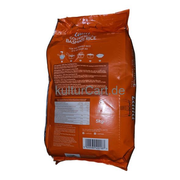 Laila Golden Sella Basmati Rice (5kg) - image 13 | Momjays Afro Markt | KulturCart