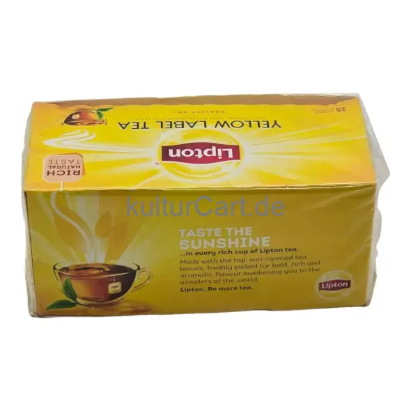 Lipton Yellow Label Tea (25 Tea Bags) (50g) - image 4 | Momjays Afro Markt