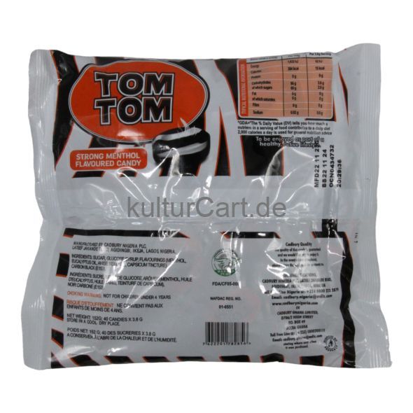 Tom Tom Strong Menthol Flavoured Candy - image 2 | Afro Family Shop | KulturCart