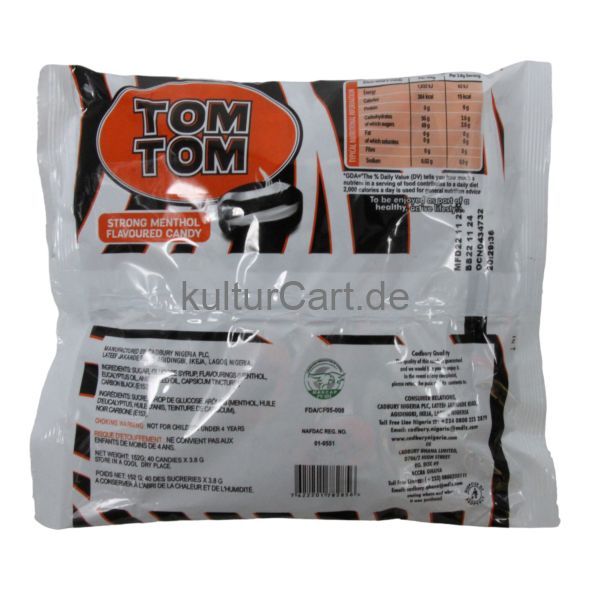 Tom Tom Strong Menthol Flavoured Candy - image 3 | Afro Family Shop | KulturCart