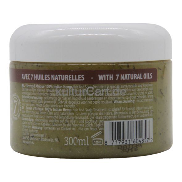 Secret d'Afrique 100% Indian Hemp Hair & Scalp Treatment (300ml) - image 4 | Afro Family Shop