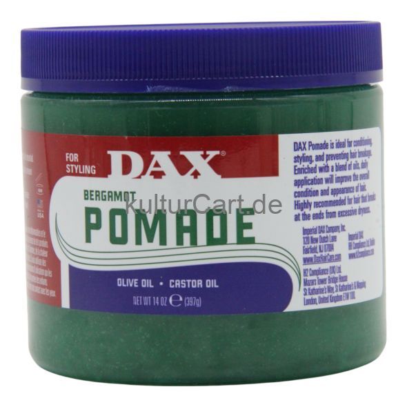 Dax Bergamot Pomade (397g) - image 1 | Afro Family Shop